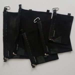 One Step Ahead Zippered Mesh Pouches -  Set of 5